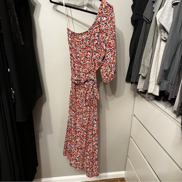 American Eagle Floral One-Shoulder Dress - Picture 1 of 4